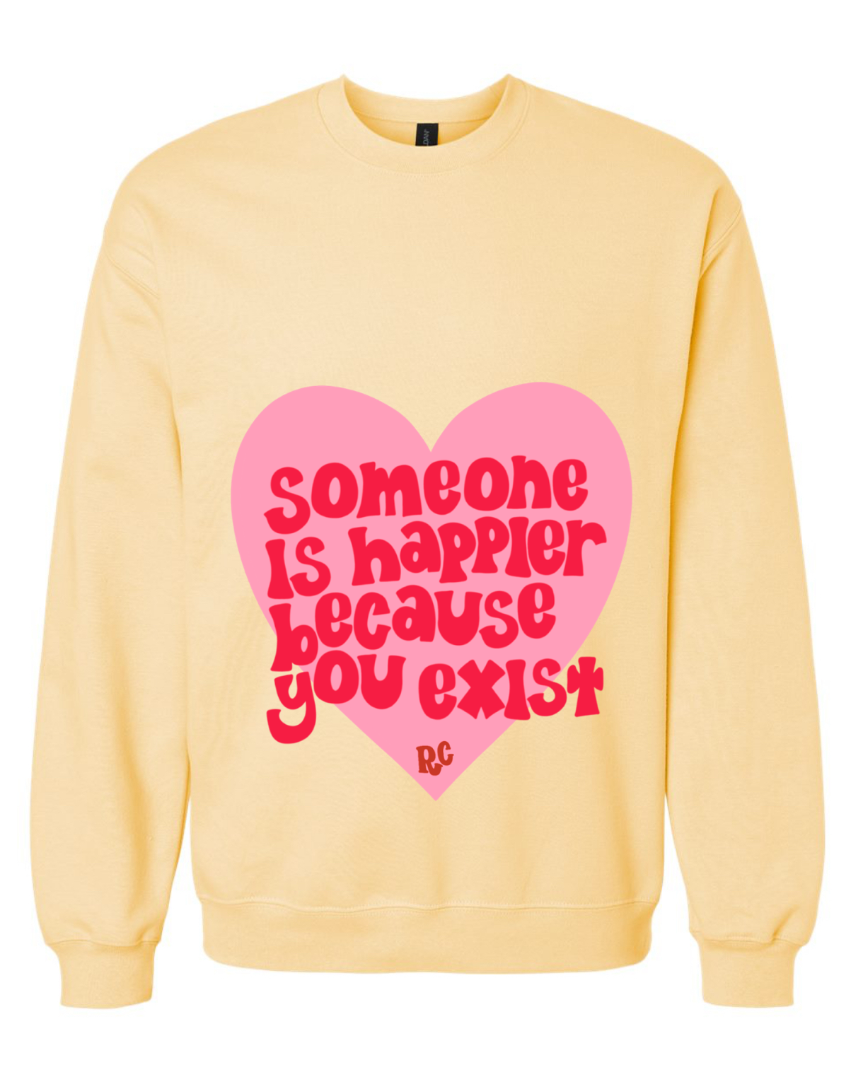 Someone Is Happier Yellow Crew