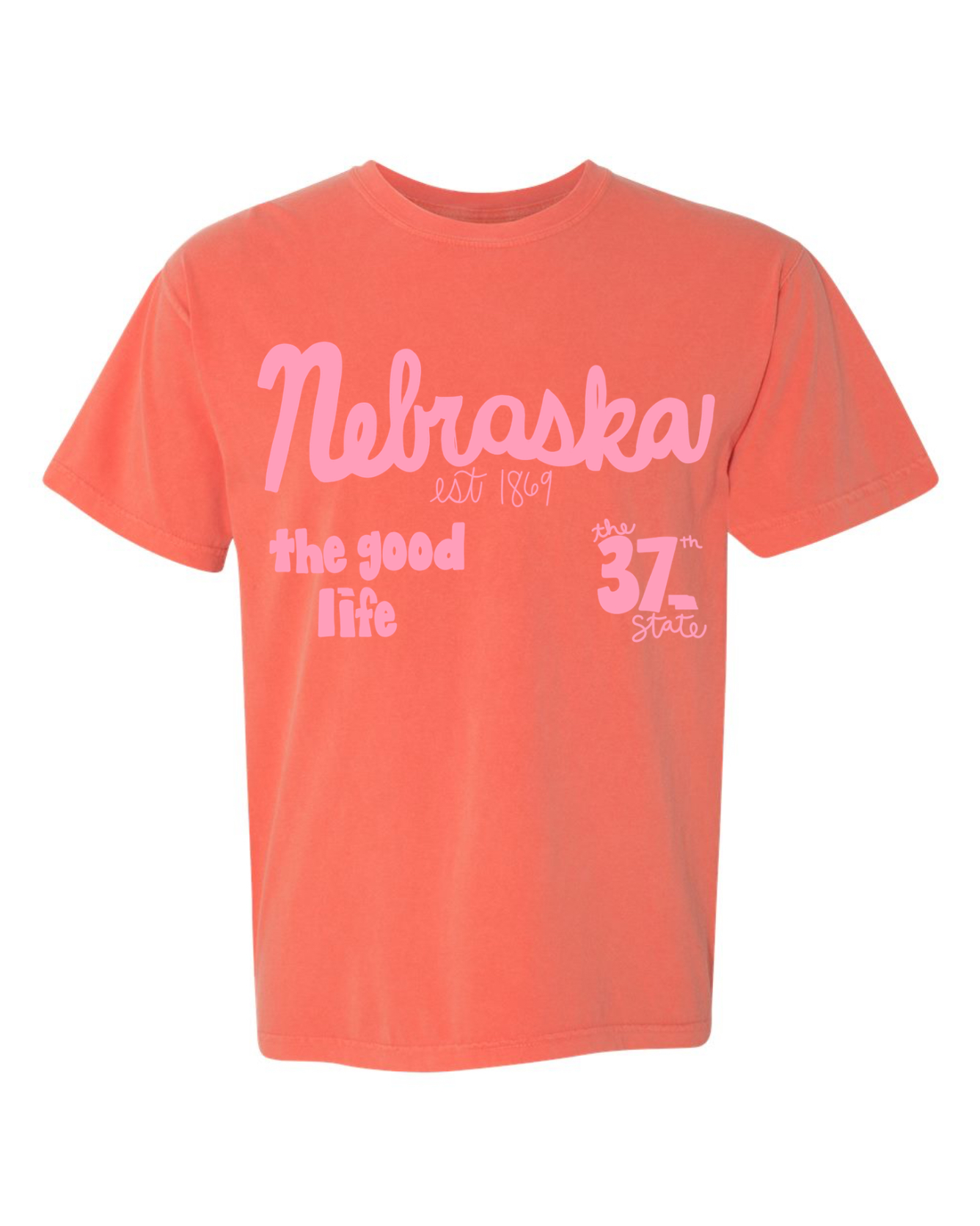 Nebraska 37th Melon Tee
