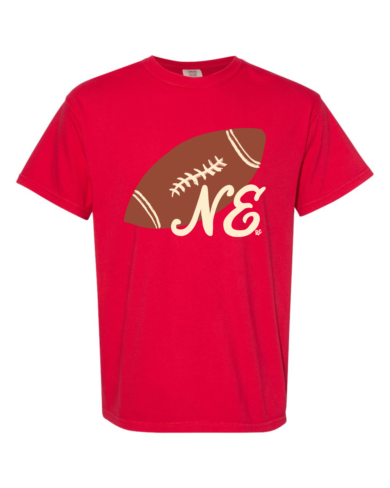 NE Football Red Tee