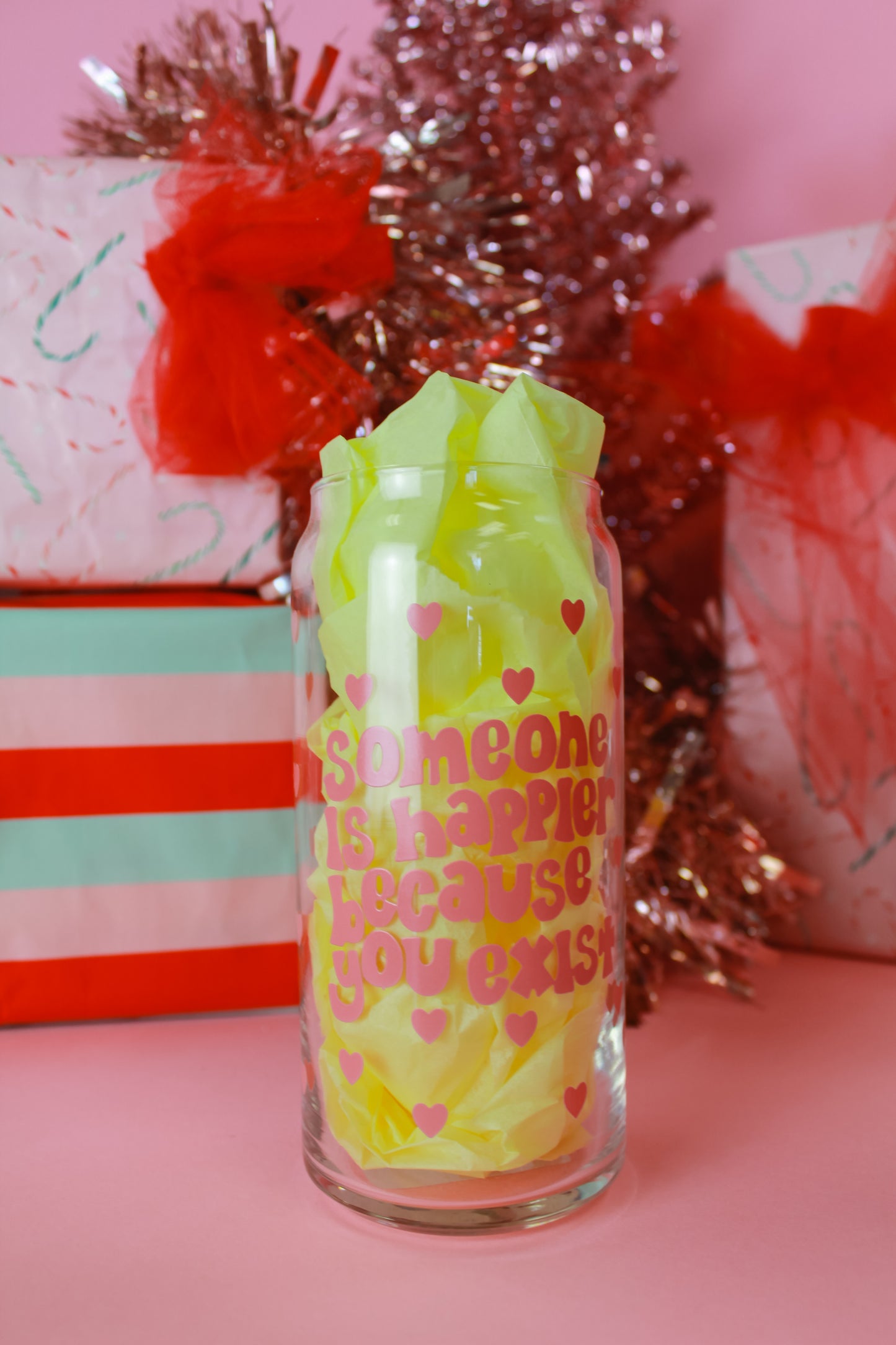 Someone is Happier Glass Can