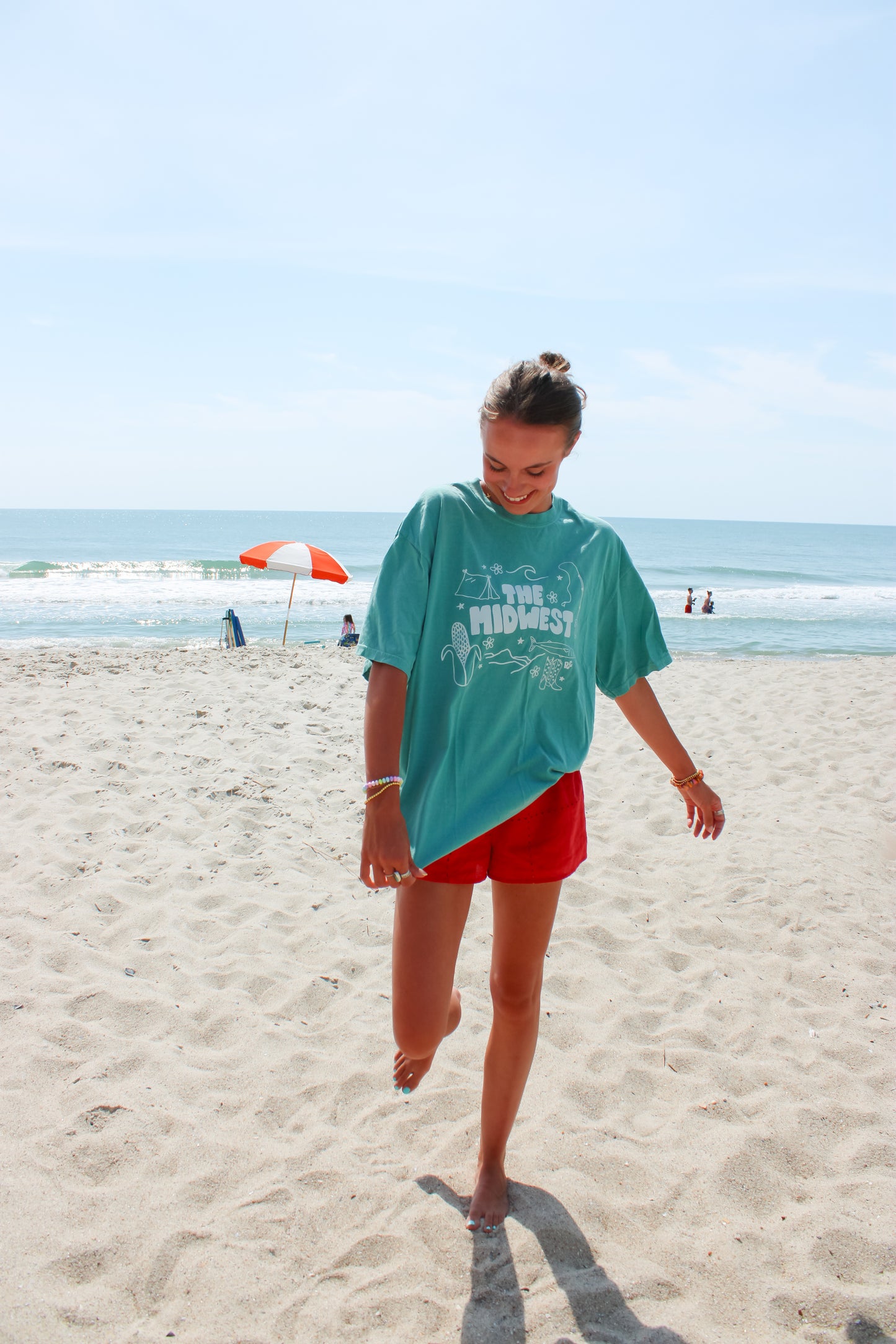 Midwest Things Seafoam Tee