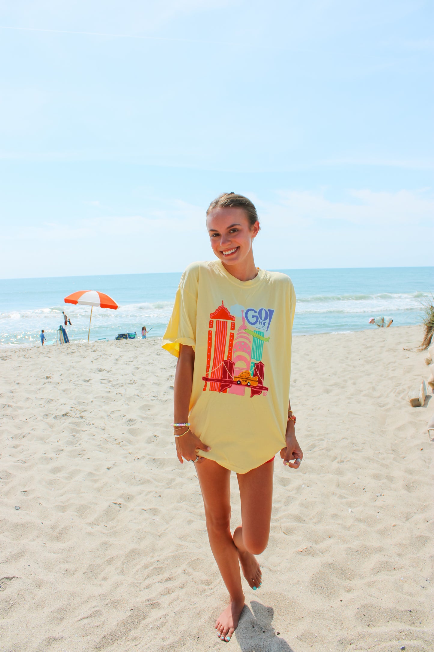 City Scape Yellow Tee