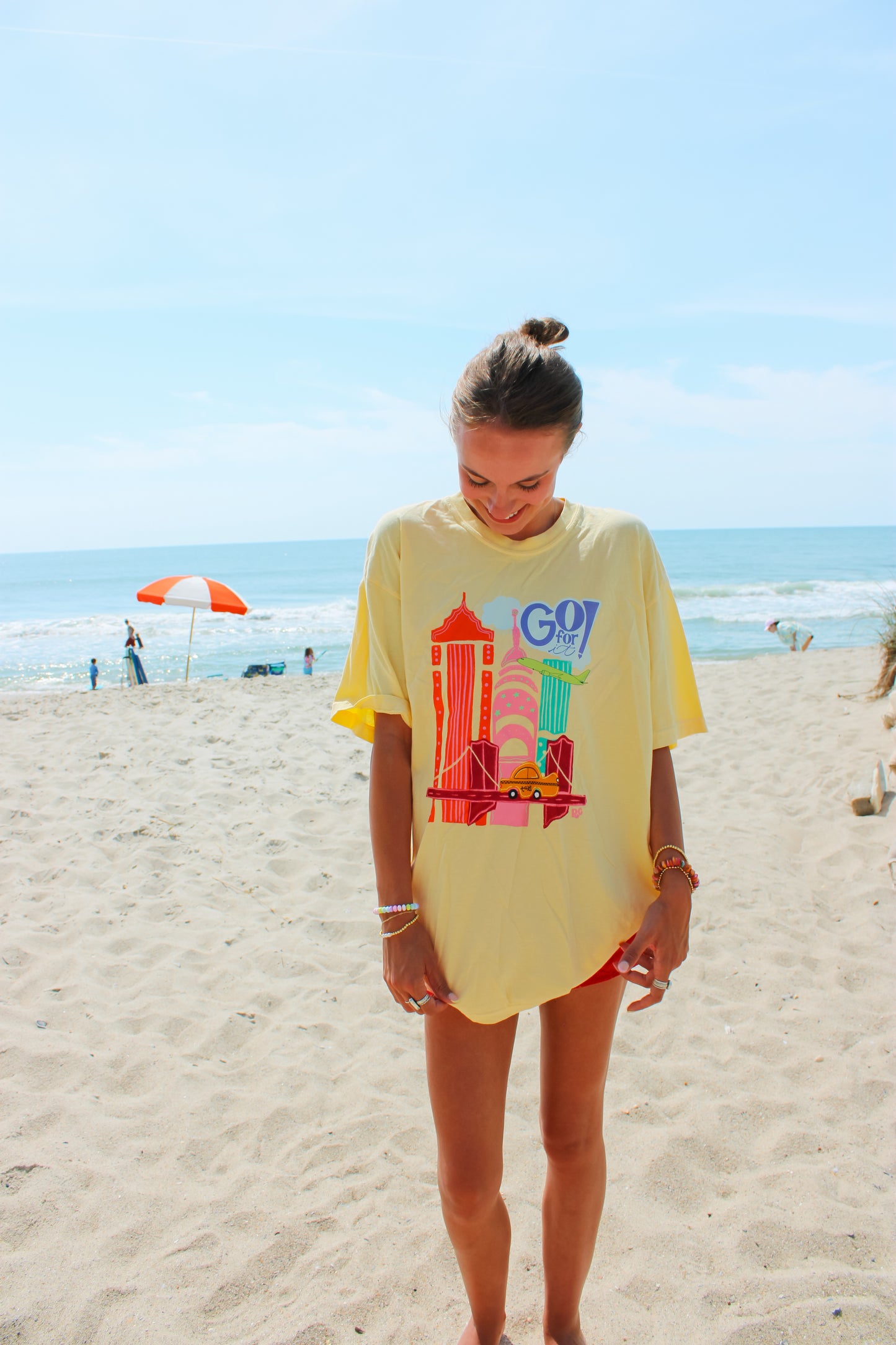 City Scape Yellow Tee