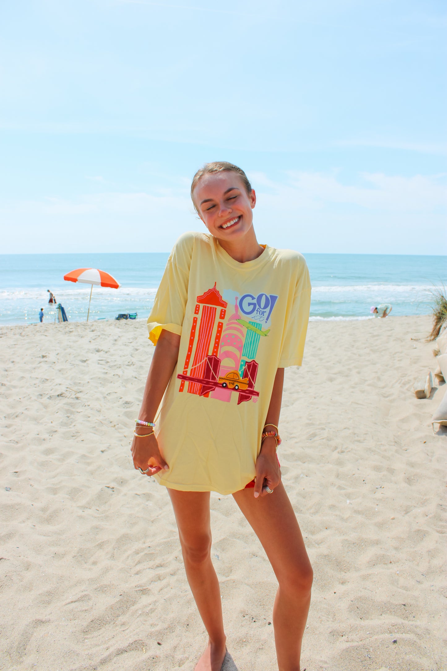 City Scape Yellow Tee