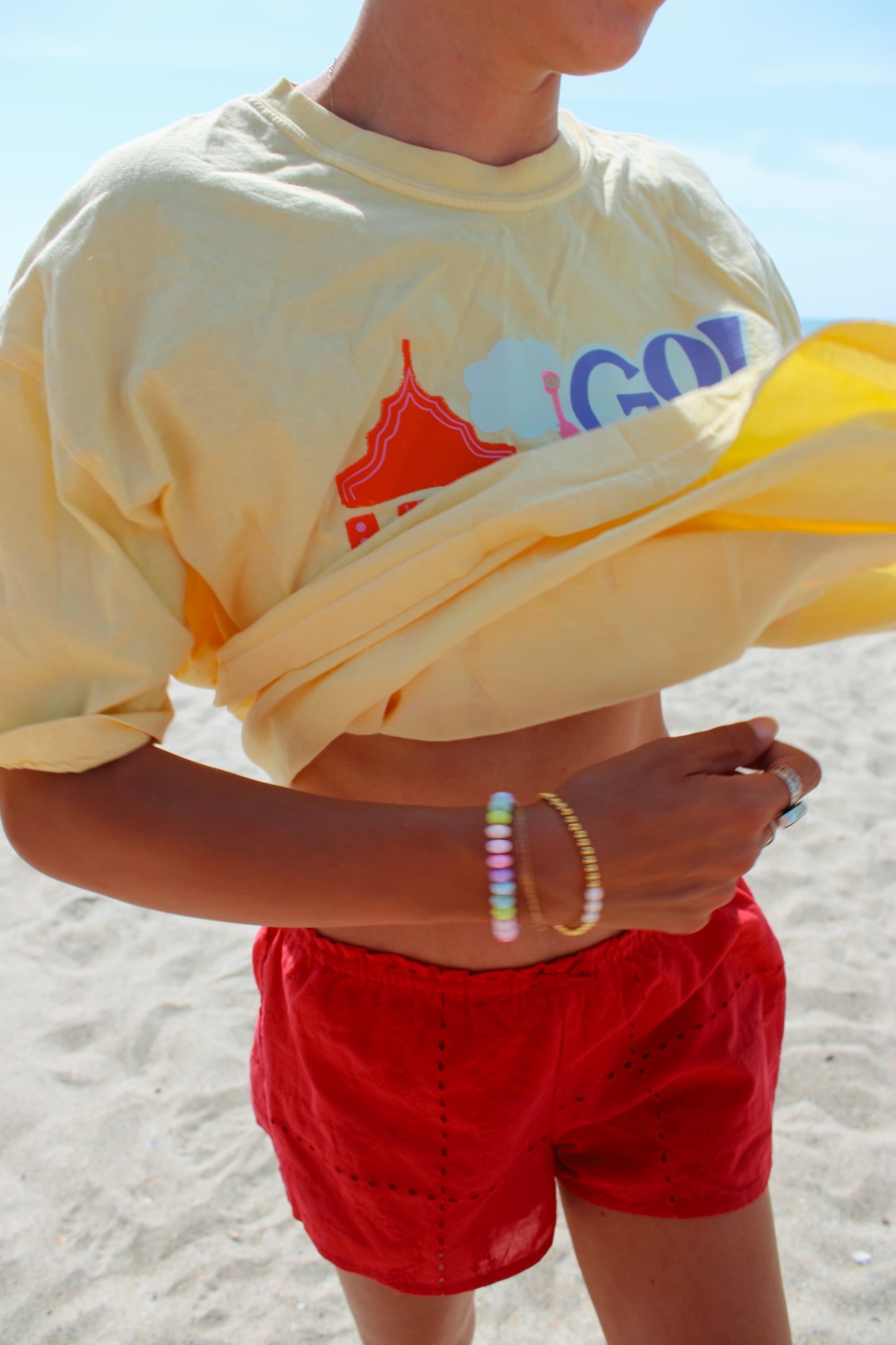 City Scape Yellow Tee