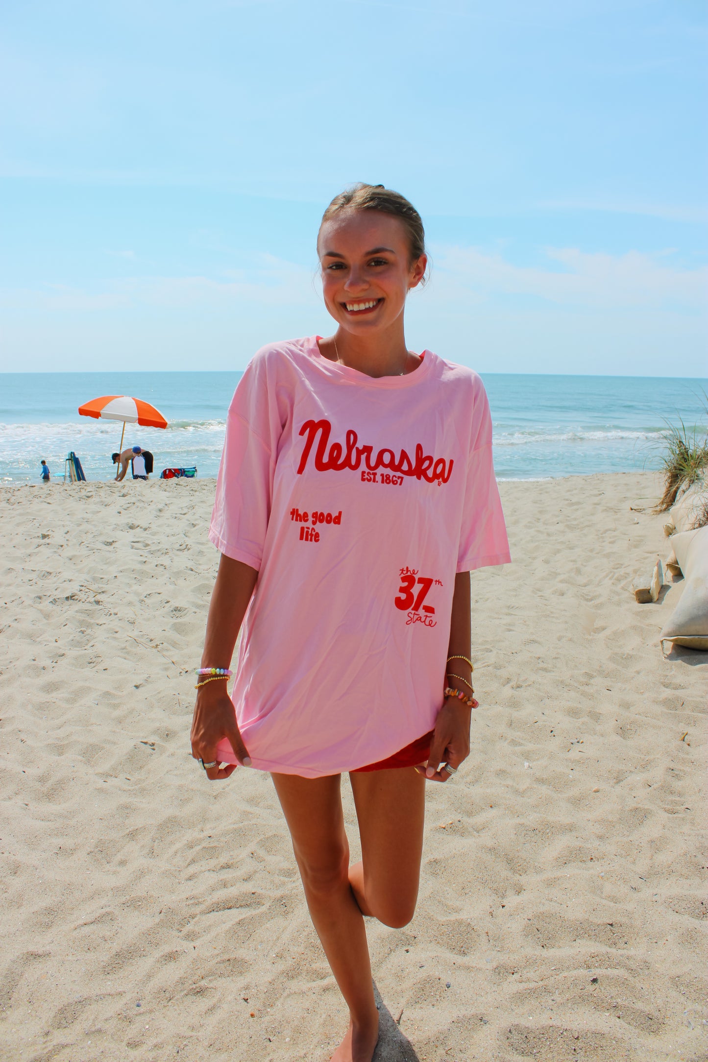 Nebraska 37 Cotton Candy Tee