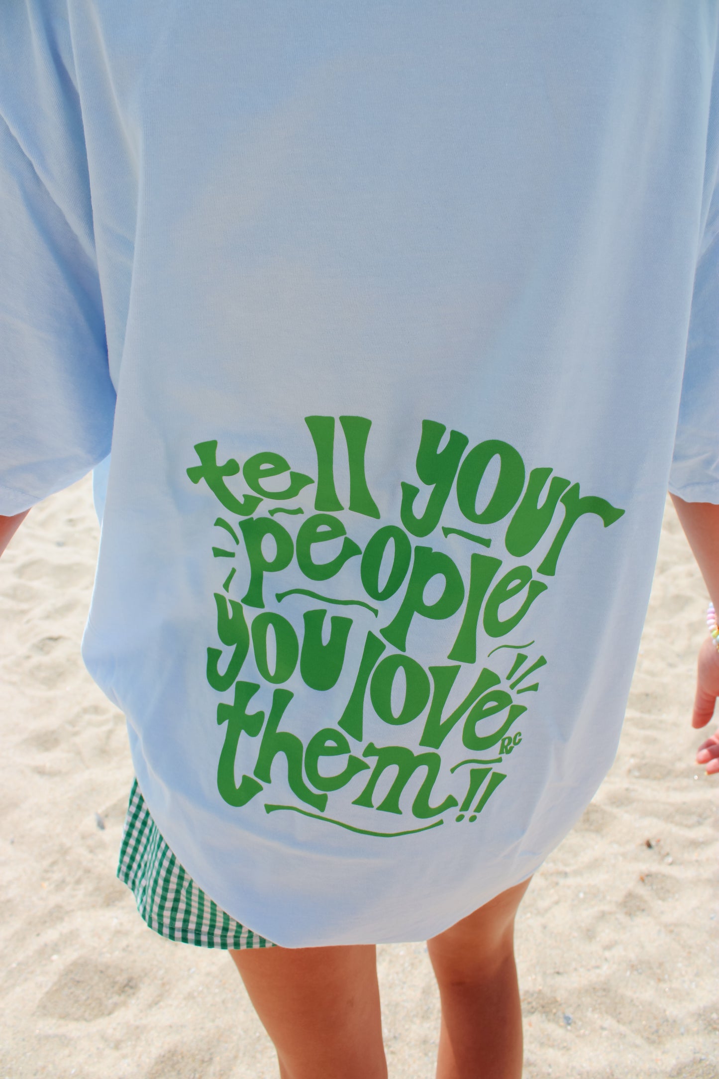 Tell Your People Blue Tee