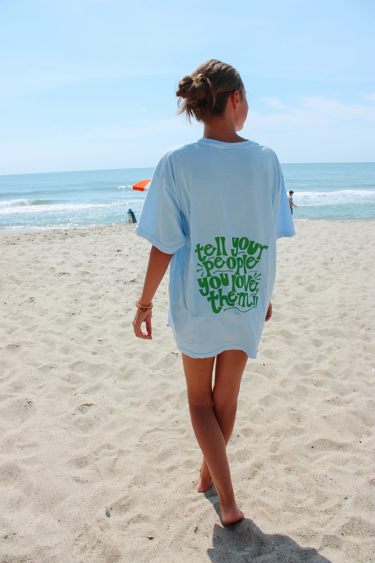Tell Your People Blue Tee