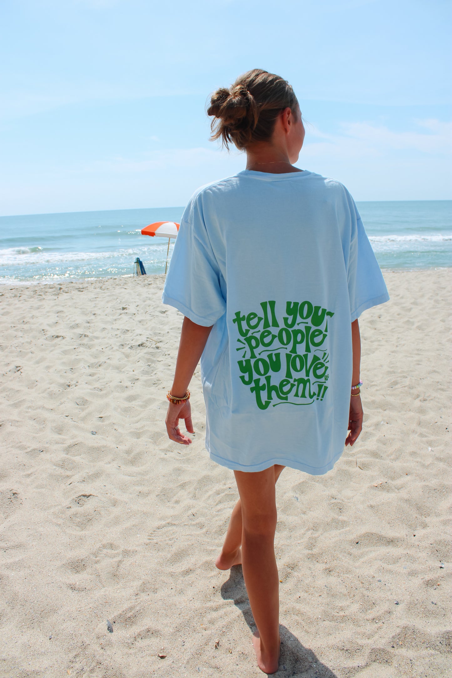 Tell Your People Blue Tee