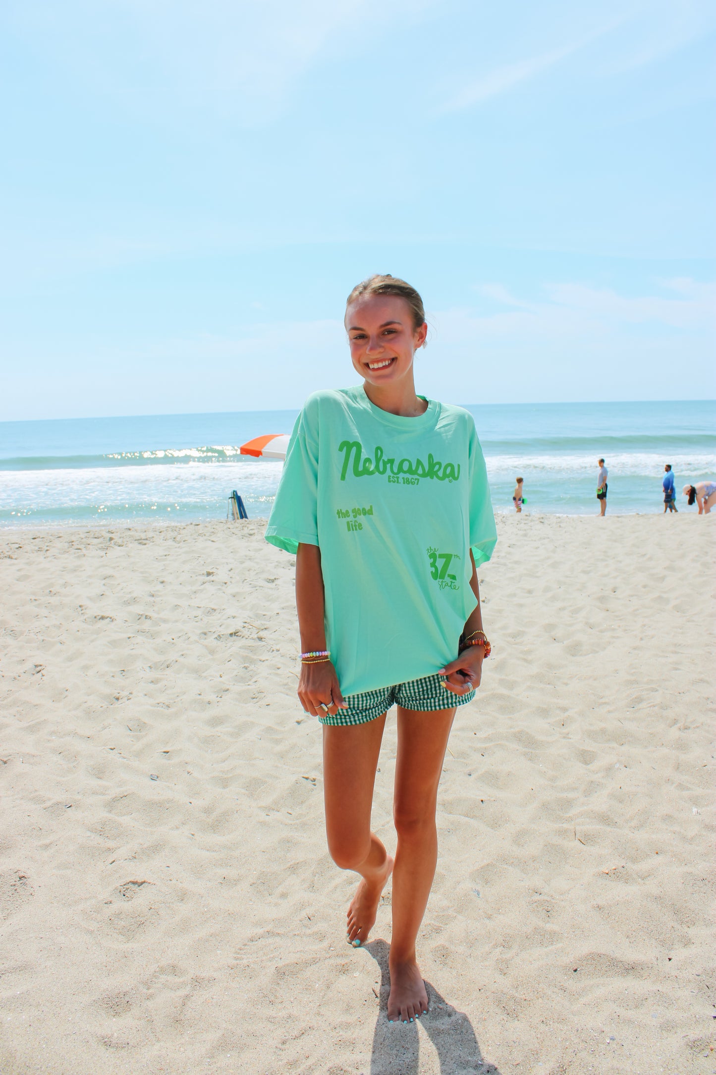 Nebraska 37 Island Green Tee
