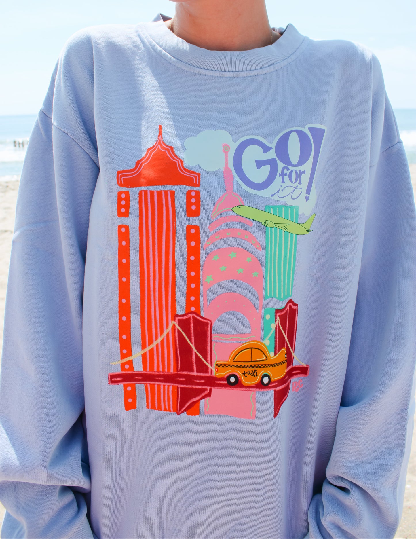City Scape Blue Crew