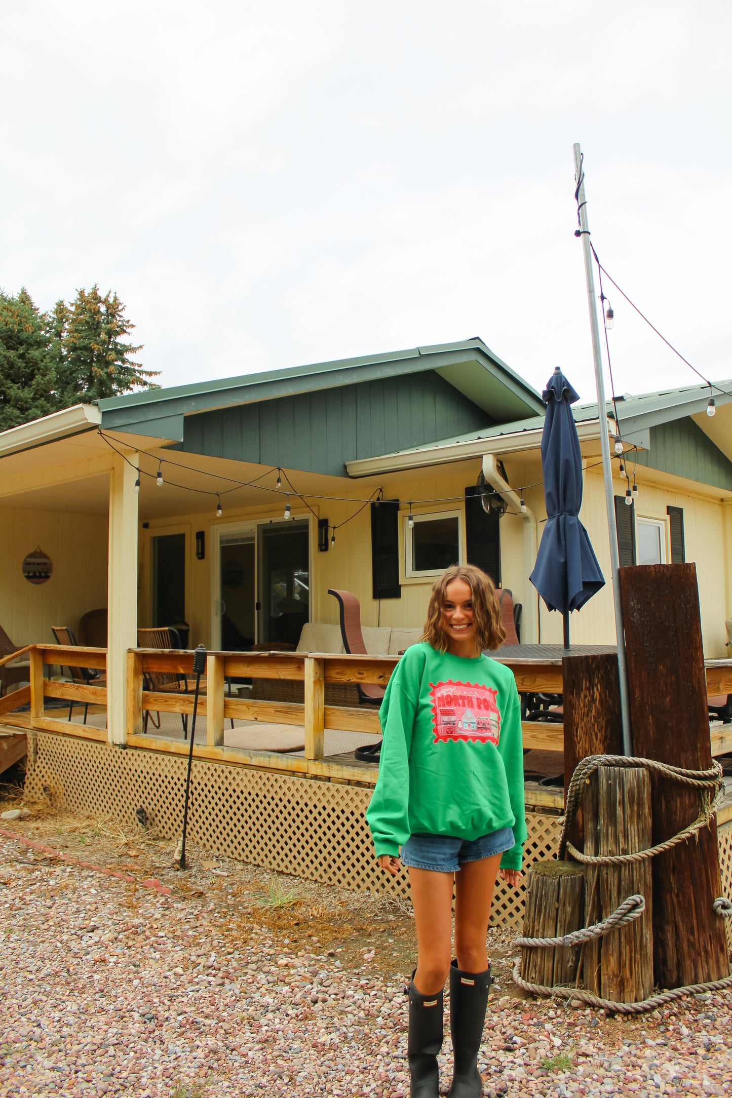 North Pole Stamp Kelly Crew