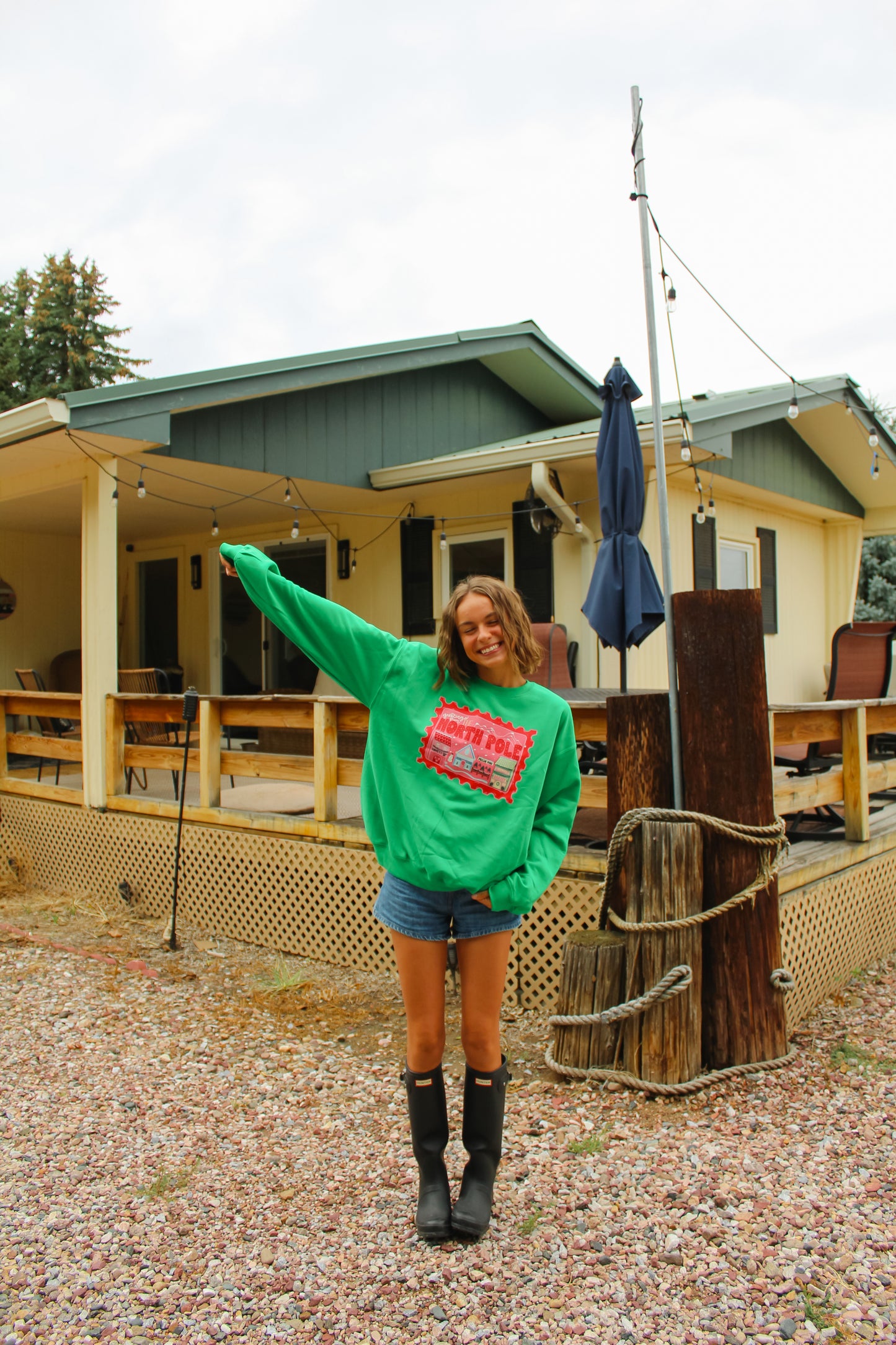 North Pole Stamp Kelly Crew