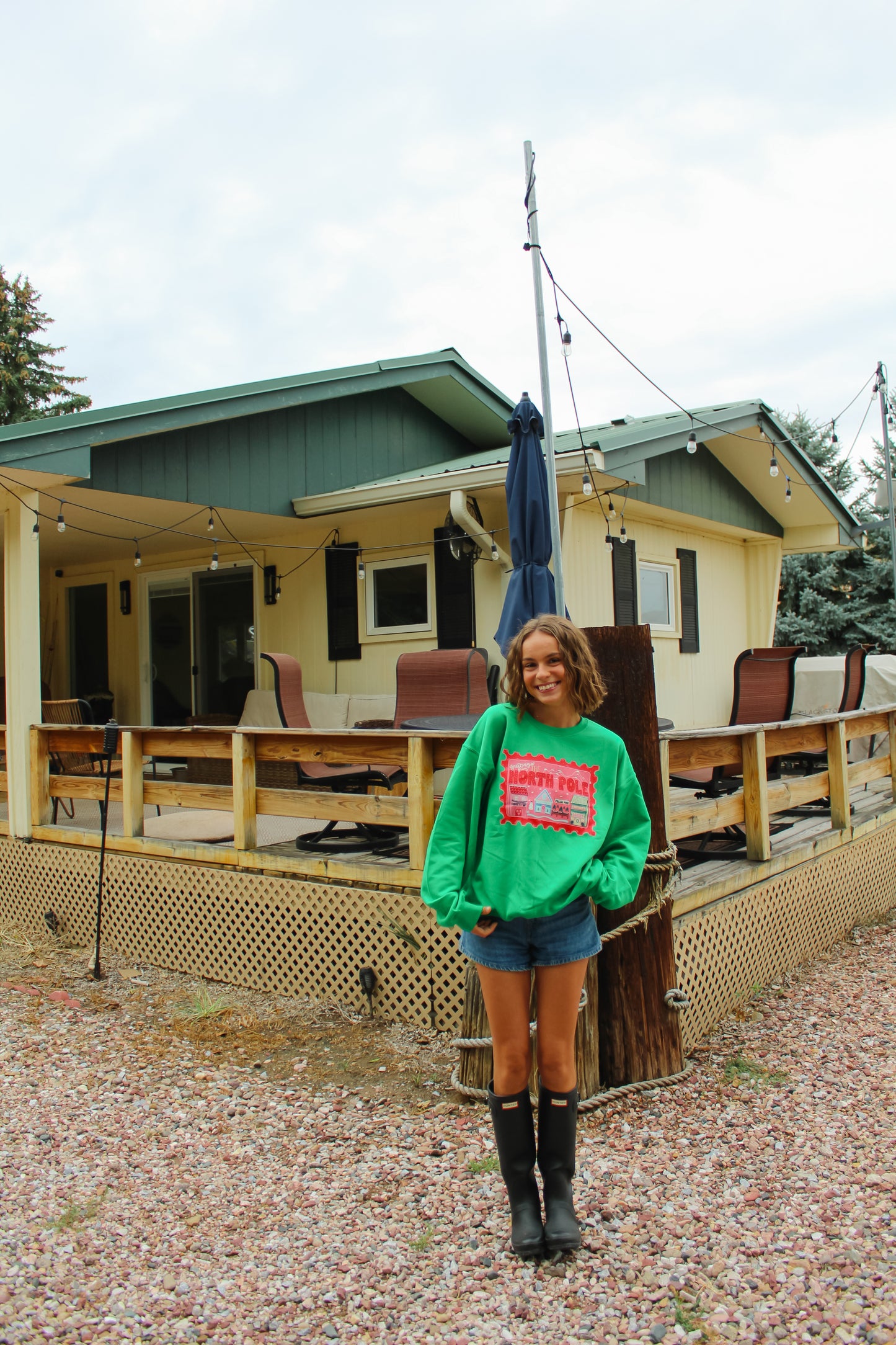 North Pole Stamp Kelly Crew