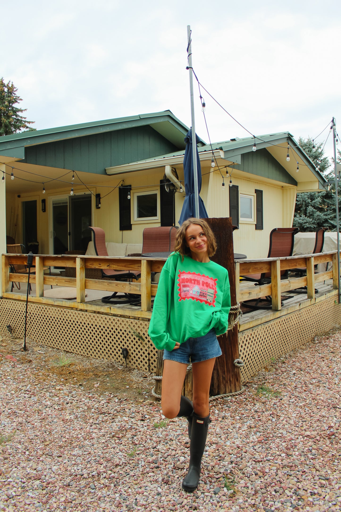 North Pole Stamp Kelly Crew