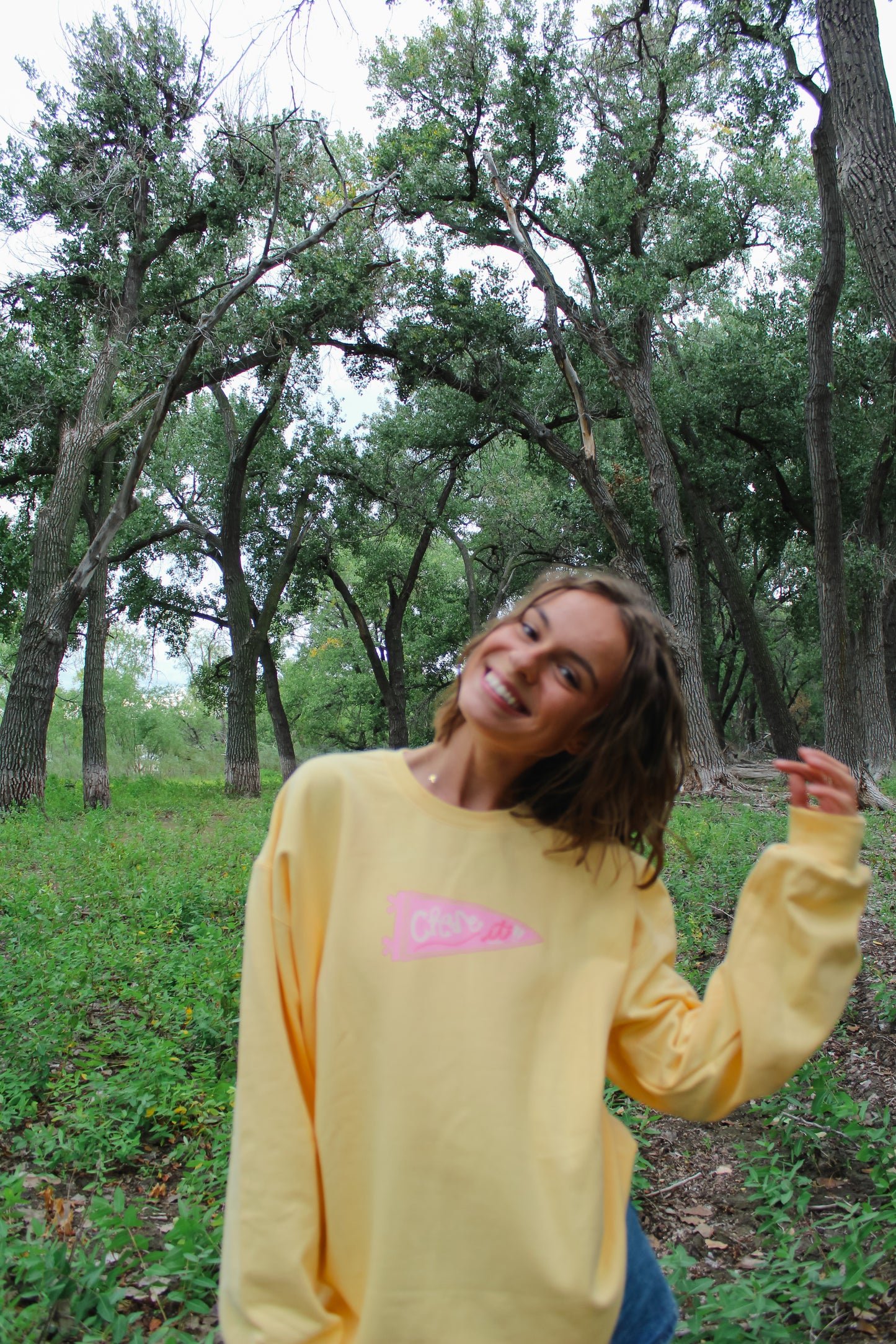 Chase Your Dreams Crew Yellow