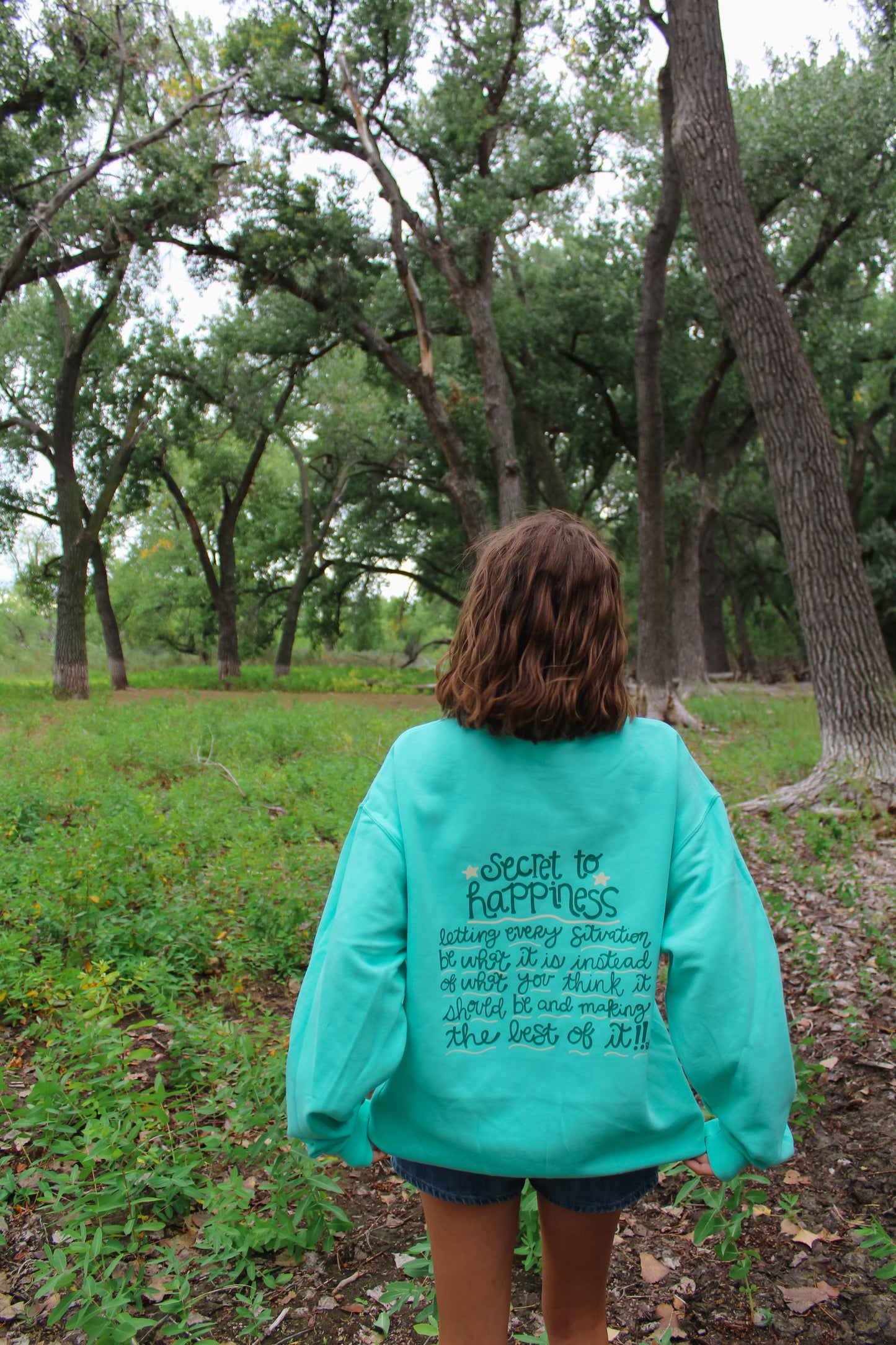 Secret To Happiness Mint Crew