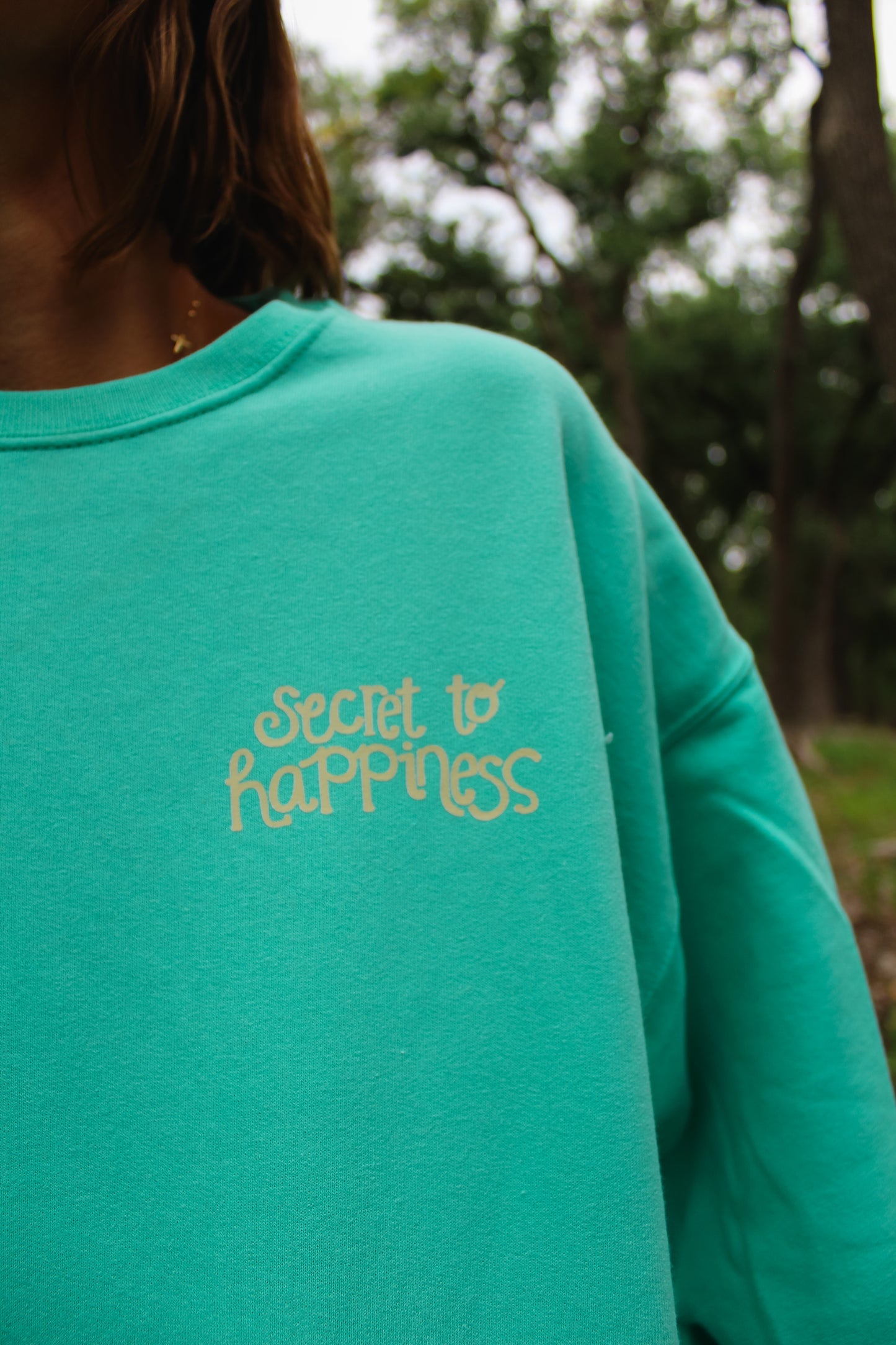 Secret To Happiness Mint Crew