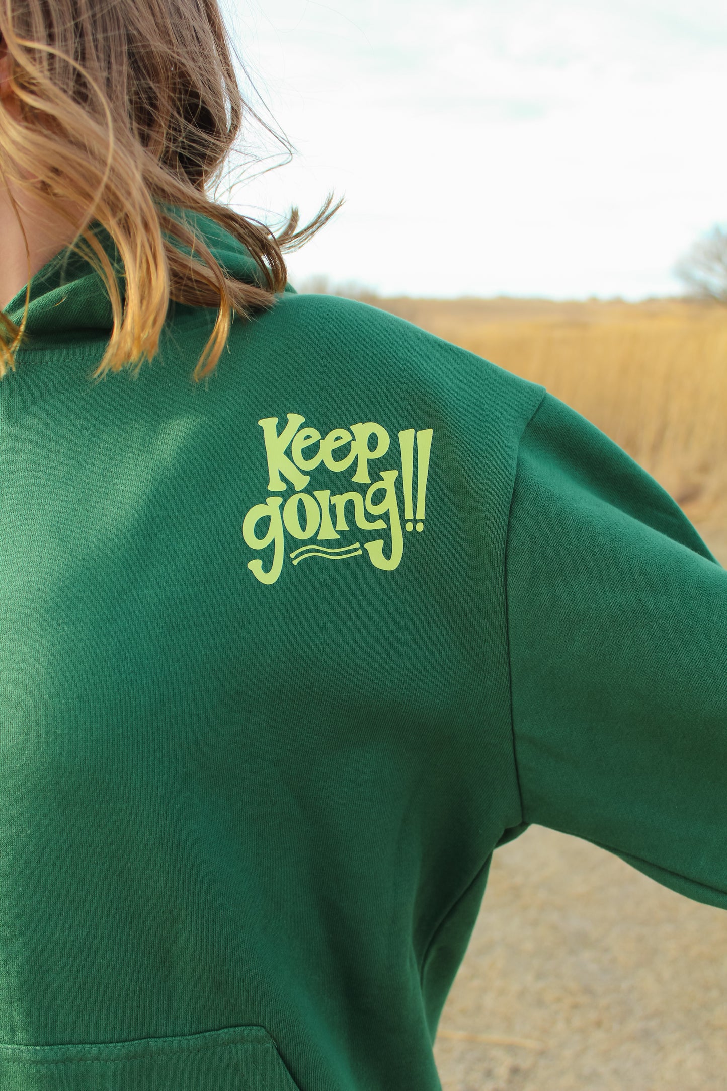 Someone is Happier Because You Exist Dark Green Hoodie