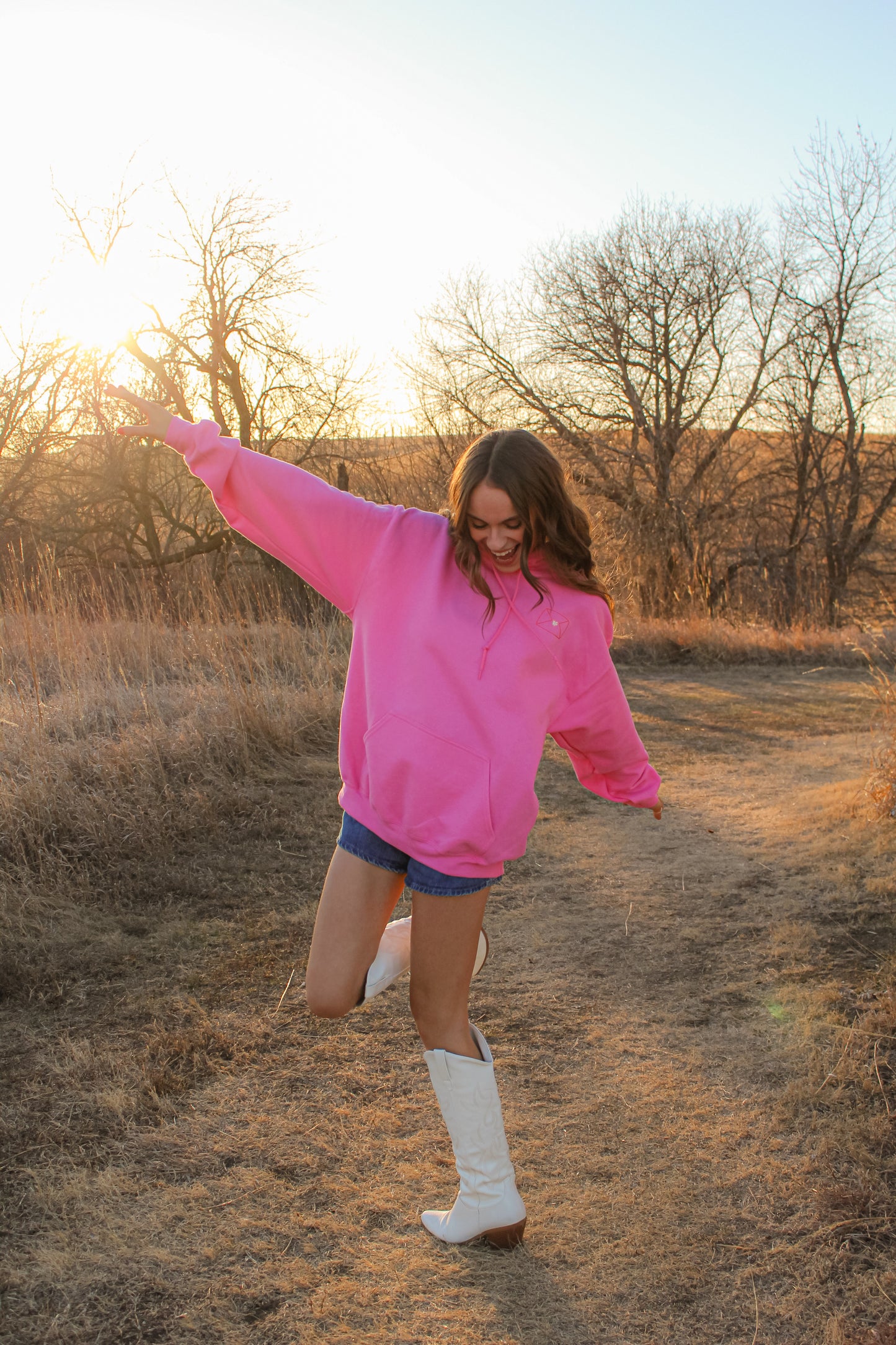 Tell Your People You Love Them Pink Hoodie