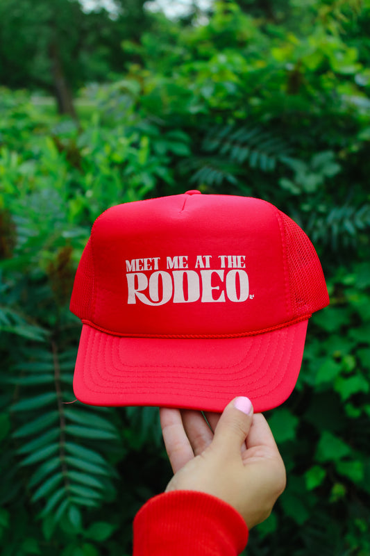 Meet Me at the Rodeo Hat Red