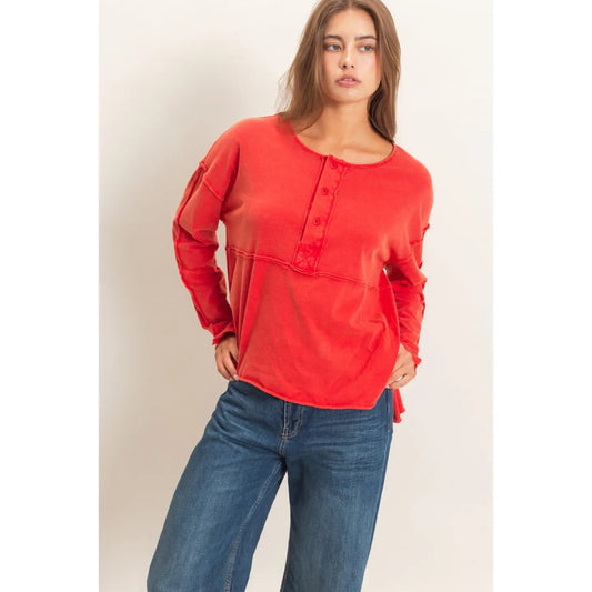 Nicole Red Top