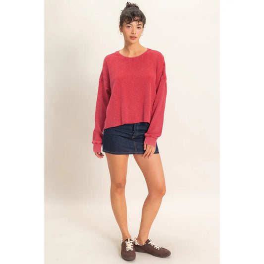 Stella Open Back Red