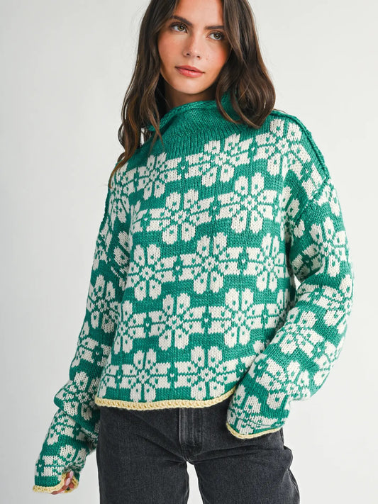 Isle Green Sweater