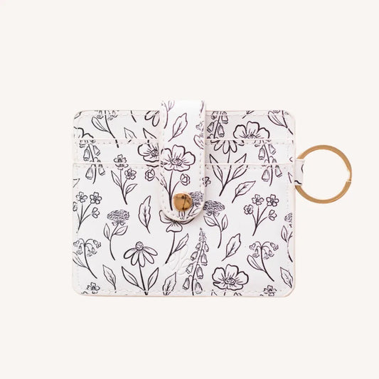 Neutral Floral Wallet