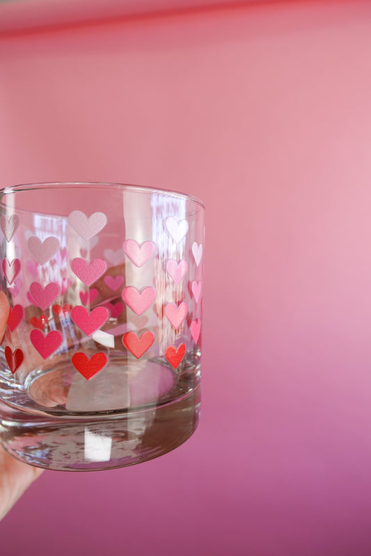 Mini Heart Cocktail Glass