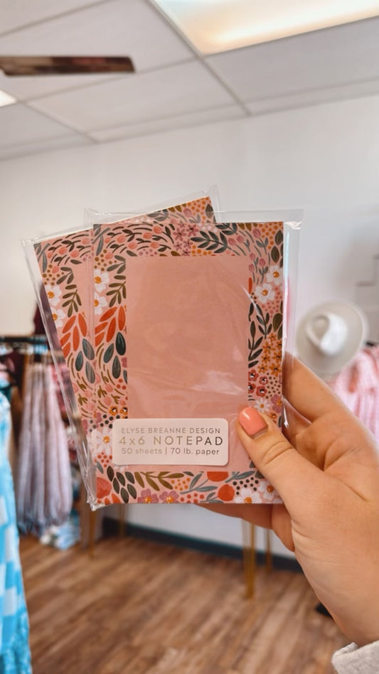 Spring Flowers Notepad
