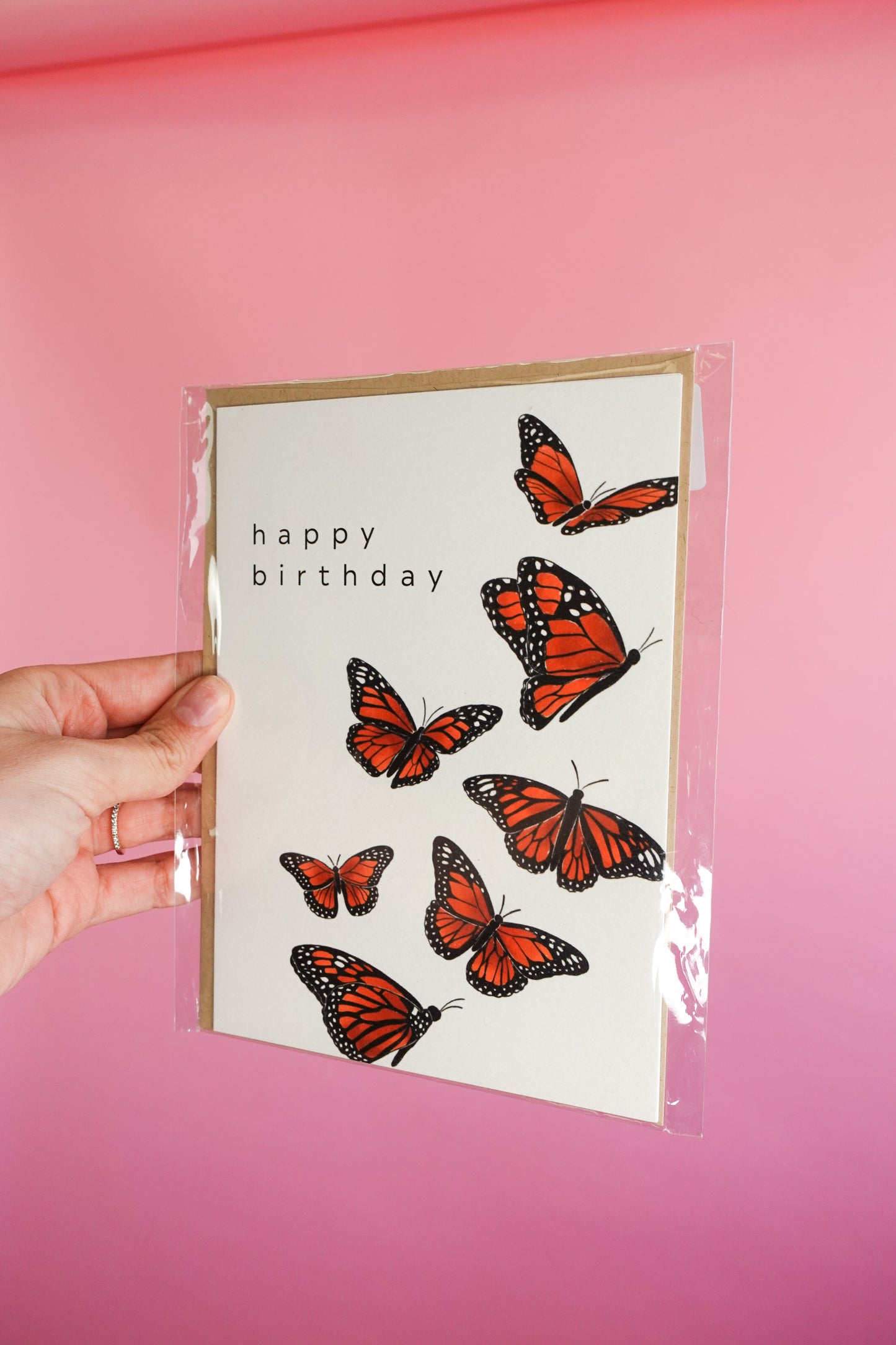 Monarch Butterfly A Happy Birthday Card